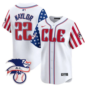 Josh Naylor Cleveland Guardians white Vapor jersey