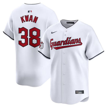 Steven Kwan Cleveland Guardians white Limited jersey