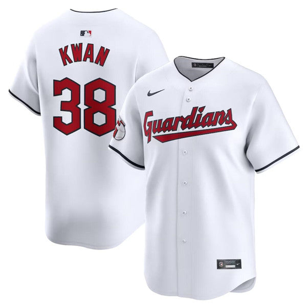 Steven Kwan Cleveland Guardians white Limited jersey