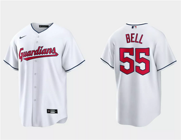 Josh Bell Cleveland Guardians white jersey