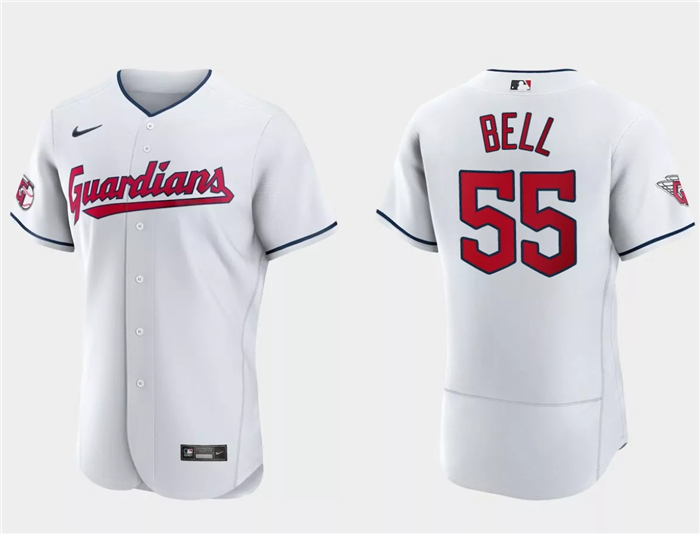 Josh Bell Cleveland Guardians white jersey