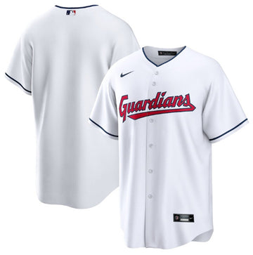 Custom Cleveland Guardians white jersey