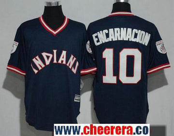 Edwin Encarnacion Cleveland Guardians navy jersey