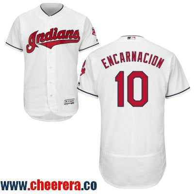 Edwin Encarnacion Cleveland Guardians white Home jersey