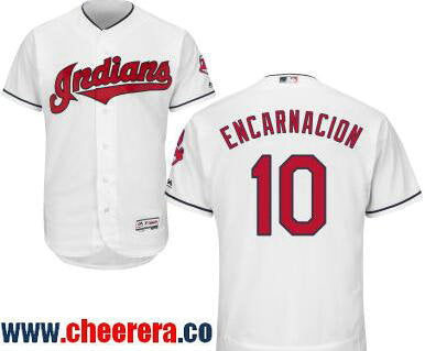Edwin Encarnacion Cleveland Guardians white Home jersey