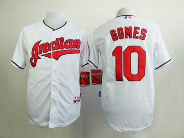Yan Gomes Cleveland Guardians white jersey