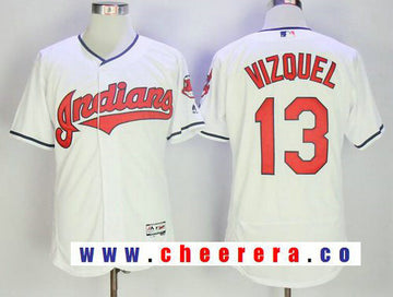Omar Vizquel Cleveland Guardians white Home jersey