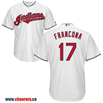 Terry Francona Majestic Cleveland Guardians white jersey