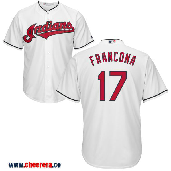 Terry Francona Majestic Cleveland Guardians white jersey