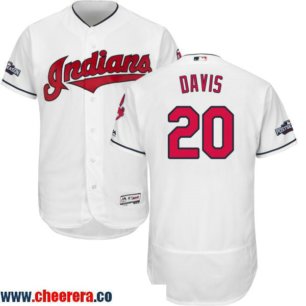 Rajai Davis Cleveland Guardians white Home jersey