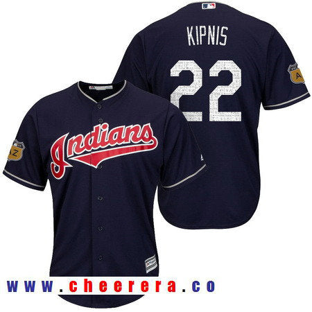 Jason Kipnis Cleveland Guardians navy jersey