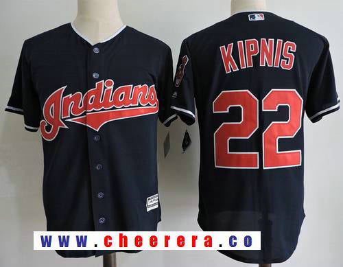 Jason Kipnis Cleveland Guardians navy jersey