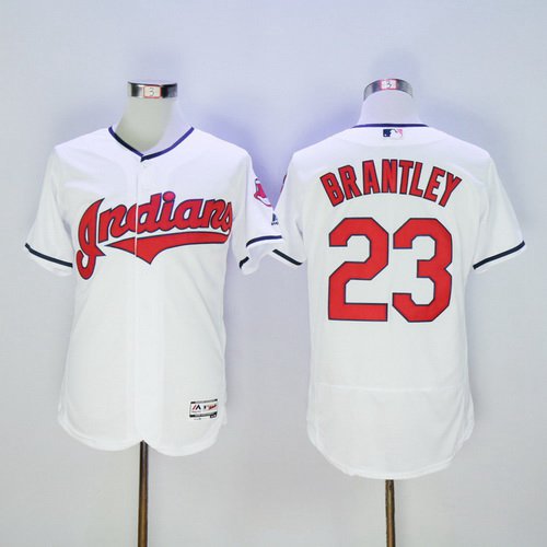 Michael Brantley Cleveland Guardians white jersey