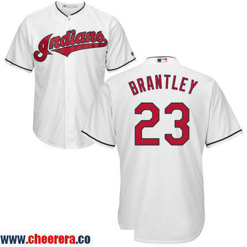 Michael Brantley Cleveland Guardians white Home jersey