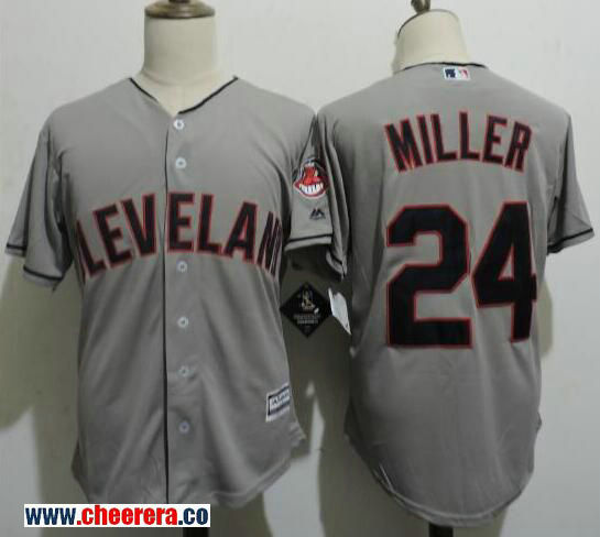 Andrew Miller Cleveland Guardians gray Road jersey