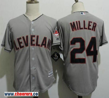 Andrew Miller Cleveland Guardians gray Road jersey
