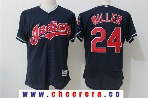 Andrew Miller Cleveland Guardians navy jersey
