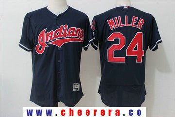Andrew Miller Cleveland Guardians navy jersey