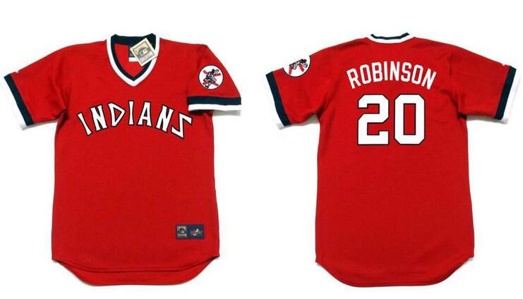 Frank Robinson Cleveland Guardians red jersey