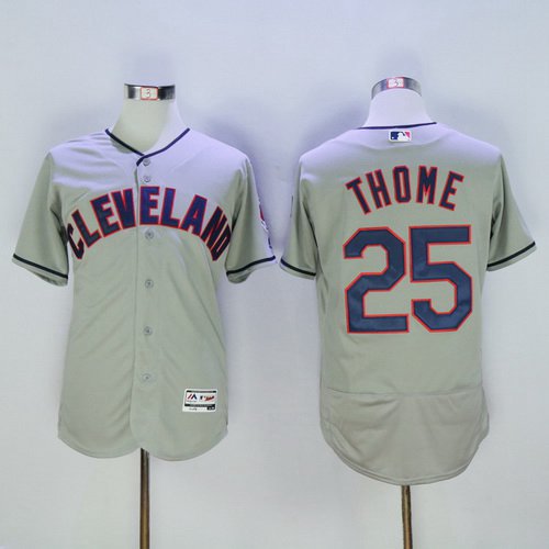 Jim Thome Cleveland Guardians gray Road jersey