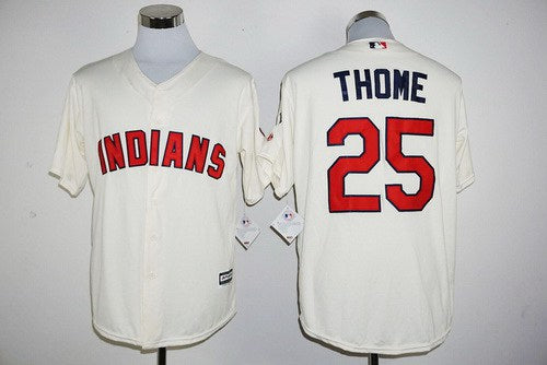 Jim Thome Name Cleveland Guardians cream jersey