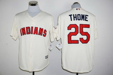 Jim Thome Name Cleveland Guardians cream jersey