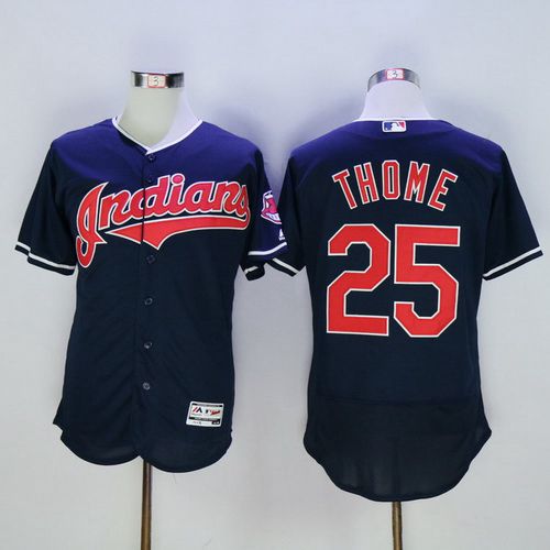 Jim Thome Cleveland Guardians navy jersey