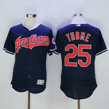 Jim Thome Cleveland Guardians navy jersey