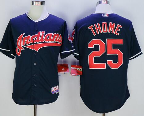Jim Thome Cleveland Guardians navy jersey
