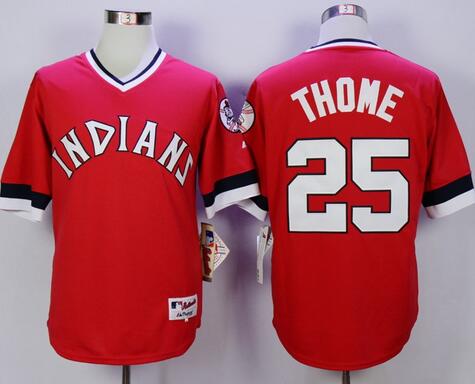 Jim Thome Cleveland Guardians red jersey