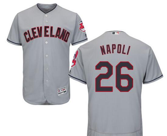 Mike Napoli Cleveland Guardians gray Road jersey