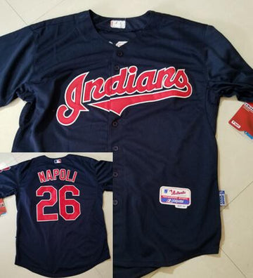 Mike Napoli Cleveland Guardians navy jersey