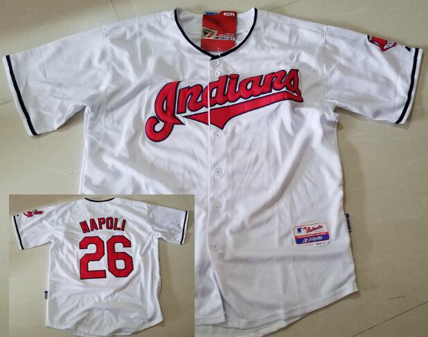 Mike Napoli Cleveland Guardians white Home jersey