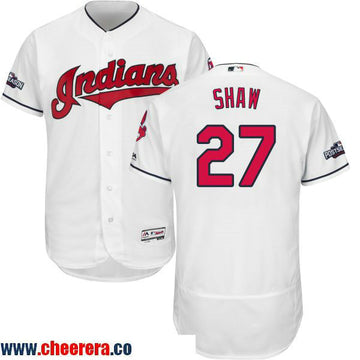 Bryan Shaw Cleveland Guardians white Home jersey