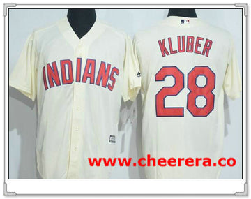 Corey Kluber Cleveland Guardians cream jersey