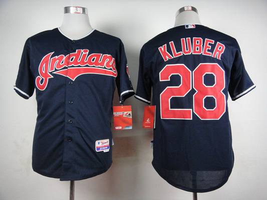 Corey Kluber Cleveland Guardians navy jersey