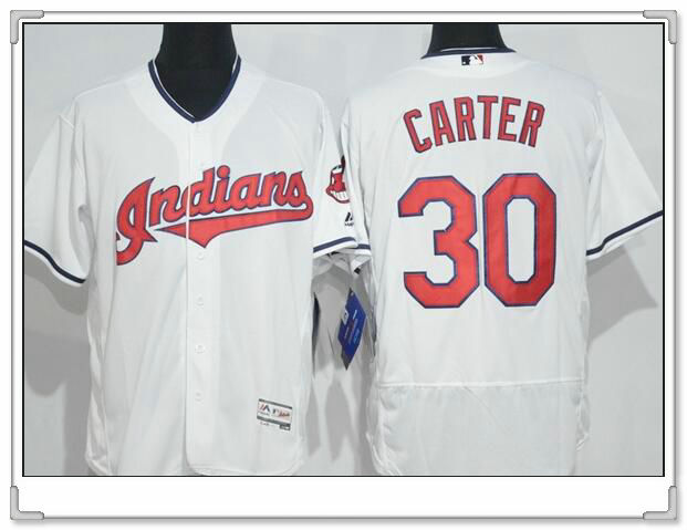 Joe Carter Cleveland Guardians white jersey
