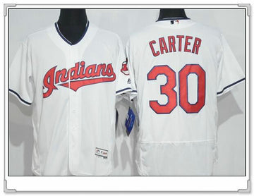 Joe Carter Cleveland Guardians white jersey