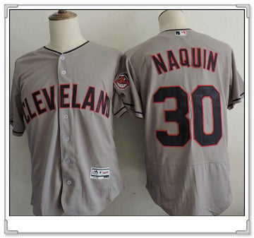 Tyler Naquin Cleveland Guardians gray Road jersey
