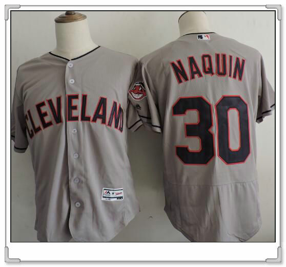 Tyler Naquin Cleveland Guardians gray Road jersey