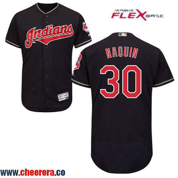Tyler Naquin Cleveland Guardians navy jersey