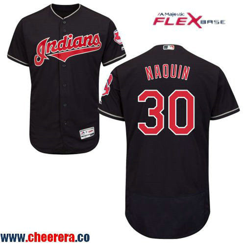 Tyler Naquin Cleveland Guardians navy jersey
