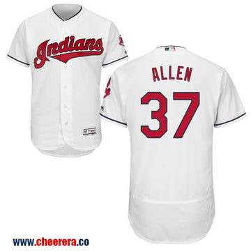 Cody Allen Majestic Cleveland Guardians white Home jersey