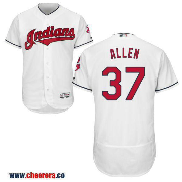 Cody Allen Majestic Cleveland Guardians white Home jersey