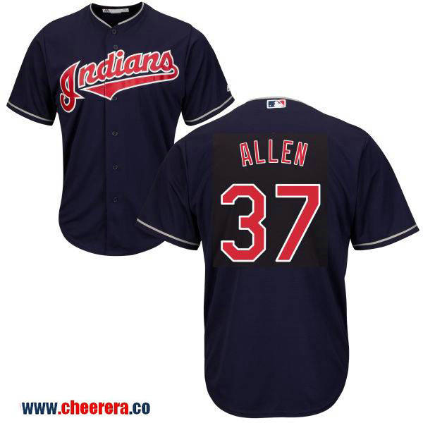 Cody Allen Cleveland Guardians navy jersey