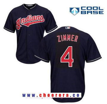 Bradley Zimmer Cleveland Guardians navy jersey
