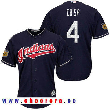 Coco Crisp Cleveland Guardians navy jersey