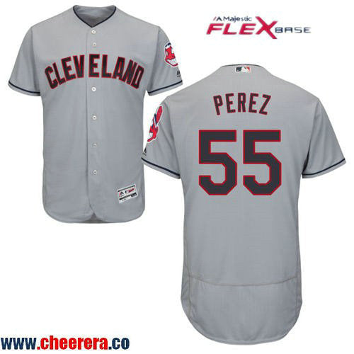 Roberto Perez Cleveland Guardians gray Road jersey