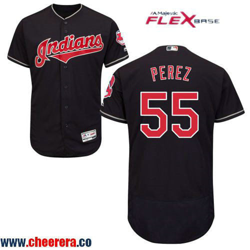 Roberto Perez Cleveland Guardians navy jersey