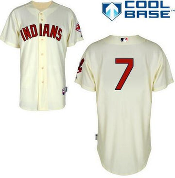 Kenny Lofton Cleveland Guardians cream jersey